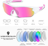 BEACOOL Polarized Sports Sunglasses for Men Women Youth Baseball Cycling Running Driving Fishing Golf Motorcycle TAC Glasses