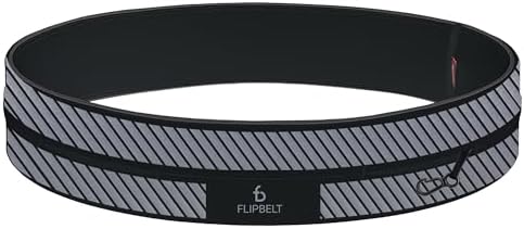 FlipBelt Classic Running Belt, Running Fanny Pack for Women and Men, USA Company