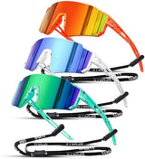 3PACK Kids Sunglasses Polarized Youth Baseball Sunglasses Boys Girls Softball Cycling UV400 Protection Goggles