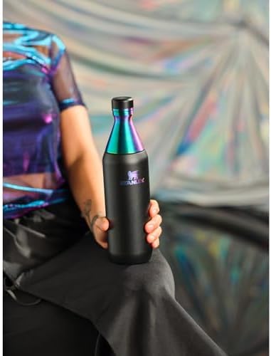 STANLEY All Day Slim Bottle 20-34 OZ | Twist off Lid with Leakproof Seal | Slim Design for Travel & Gym | Insulated Stainless Steel | BPA-Free