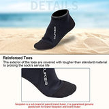 XUKER Neoprene Water Socks 3mm, Sand Proof Beach Volleyball Socks Water Shoes Diving Boots for Outdoor Water Sports