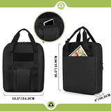 Hanging Camp Utensil Organizer with Towel Paper Holder, Portable Camping Kitchen Cookware Bag for Knives, Forks, Spoons & More, Outdoor Cooking Tools Storage Box for Travel & Hiking, Bag Only