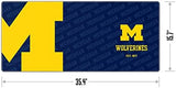 YouTheFan NCAA Michigan Wolverines Logo Series Desk Pad