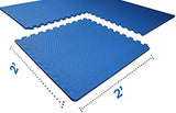 BalanceFrom Puzzle Exercise Mat with EVA Foam Interlocking Tiles for MMA, Exercise, Gymnastics and Home Gym Protective Flooring, Multiple Sizes and Colors