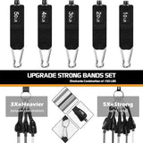 VEICK Resistance Bands, Exercise Bands, Workout Bands Set for Working Out with Handles for Men Women, Elastic Exercising Bands for Fitness Weights Work Out at Home Gym