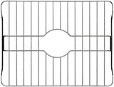 SunnyPoint 304 Stainless Steel Sink Protector Rack – Rust-Resistant Grid for Kitchen Sink Bottom, Scratch Prevention, Drainage Support,(Medium) (16.15"x12.4")