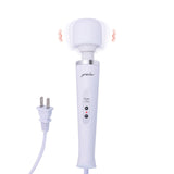 YEVIOR Wired Powerful Handheld Massager with 10 Pulse Settings, Personal Total Body Therapy Massager for Sports Recovery, Muscle Aches, Body Pain (White)