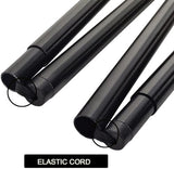 Aventik Fold-able Wading Staff Water Depth Safety Warning Sign Coated Stainless Steel Core T7075 Aluminum Body Corrosion Resistance