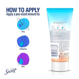 Secret Whole Body Deodorant Cream for Women, Peach & Vanilla Blossom Scent, Aluminum Free Deodorant, 72 HR Odor Protection, 3.0 oz