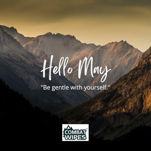 COMBAT WIPES Commando Black, Unscented Camouflage Wet Wipes | Thick, Ultralight, Biodegradable, Heavy Duty Cleansing Cloths for Camping, Military, Hunting & Backpacking (2 Pack)