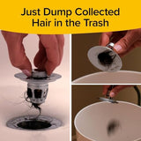 Drain Magic AS-SEEN-ON-TV Replace Broken or Missing Bathroom Drain Stoppers in Seconds, No Tools, Push To Fill, Hair Catcher Prevents Clogs, Watertight Silicone Seal,Chrome Plated Solid Brass