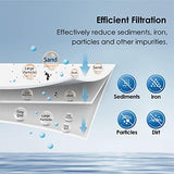 Waterdrop AP810 Whole House Water Filter, Replacement for 3M® Aqua-Pure® AP810, AP801, AP811, Whirlpool® WHKF-GD25BB, WHKF-DWHBB, 5 Micron, 10" x 4.5", Well & Tap Water Filter, Pack of 2