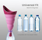 TRIPTIPS Pee Conch Foldable Female Urinal Device Portable Urinal for Women Pee Funnel for Women Travel, She Pee Cup for Women Stand to Pee Womens Urinal Funnel with Tube Case