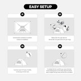 Tents for Camping 2/4/6 Person Camping Dome Tent, Easy to Set Up, Lightweight Camping Tent, Portable Camping Tent for Outdoor and Backpacking Sundome Tent