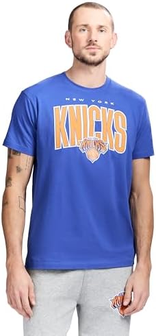 Men's X NBA Officially Licensed Graphic Short Sleeve Lightweight Classic Crew Neck Cotton T-Shirt