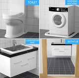 Duzzy 67 Inch Collapsible Shower Water Dam Shower Stopper Barrier and Retention System and Keeps Water Inside Threshold Dry and Wet Separation Suitable for Bathroom and Kitchen