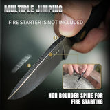 Kizer Hare Fixed Blade Knife with Sheath, 3.14" D2 Steel Blade EDC Fixed Blade Hunting Knives with Black G10 Handle, Small Bushcraft Survival Neck Knives, Outdoor Camping Knife for Men Women, 1077M1