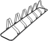 CyclingDeal Bike Rack Floor Parking Bike Stand for up to 6 Bicycles | Indoor, Home & Garage Storage Rack | Stable & Secure Bicycle Stand w/Tire Grooves Up to 29", Holding Plates & Custom Spacing