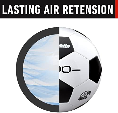 Franklin Sports Soccer Balls - Youth & Adult - Sizes 3, 4 & 5 - Single & Bulk Packs - Black & White