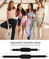 dabria Water Bottle Carrier Bag with Phone Pocket for Stanley 40/30 oz Tumbler Neoprene Water Bottle Holder Pouch with Adjustable Strap Bollus with Straw Cover & Carabiner for Stanley Cup Accessories