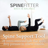 Spinefitter by Sissel, Back Stretcher, Back Cracker for Upper & Lower Back Relief, Spine Decompressor, Spinal Decompression for Back Relief, Posutre Corrector, Ideal for Pilates & Yoga, Black