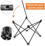 MOON LENCE Folding Beach Table, Small Folding Table, Outdoor Ultralight Aluminum Camping Table, Portable Compact Backpacking Table, Travel Table for Beach, Picnics, Cooking, Hiking