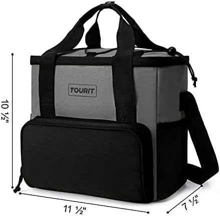 TOURIT Cooler Bag 24/35/46-Can Insulated Soft Cooler Portable Cooler Bag 14.6/24/32L Large Lunch Cooler for Picnic, Beach, Work, Trip