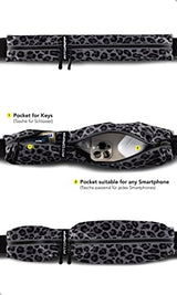 Fitgriff® Running Belt for Men & Women - Secure Jogging Pouch for Phone, Keys & Essentials - For All Cell Phones
