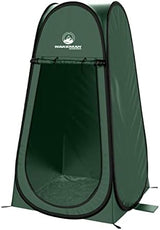 Pop Up Pod - Privacy Shower Tent, Dressing Room, or Portable Toilet Stall with Carry Bag for Camping, Beach, or Tailgate by Wakeman Outdoors