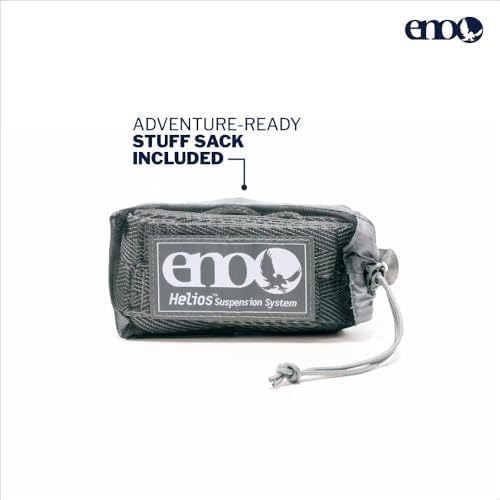 ENO, Eagles Nest Outfitters Helios Ultralight Hammock Straps Suspension System with Storage Bag, 300 LB Capacity, 8' 1" x 1"