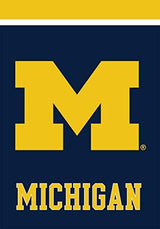 University of Michigan NCAA Licensed Garden Flag - 18" x 12.5" Yard Flag - Wolverines UofM Flag