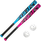 Bat & Ball Set - Graffiti Plastic Bat & Ball Homerun Set- David Ortiz Backyard Baseball Set for Youth, Kids, Teenagers, Adults