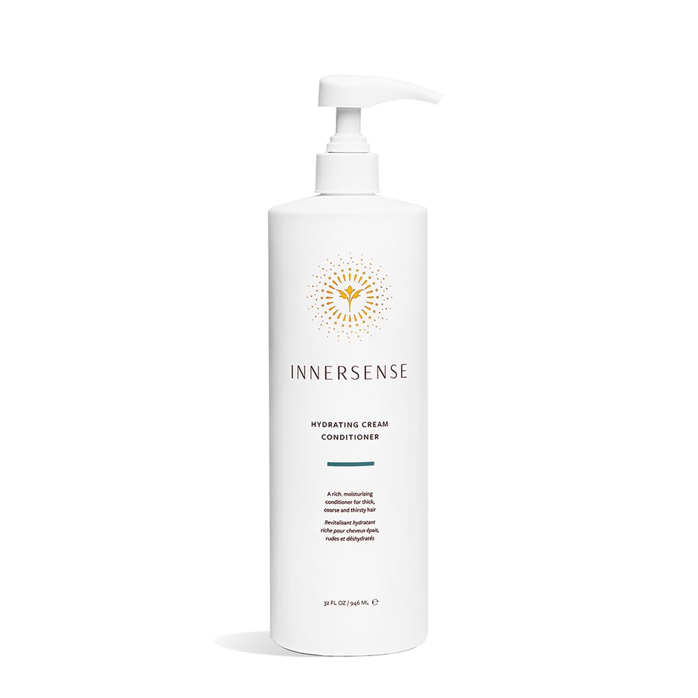 INNERSENSE Organic Beauty - Natural Hydrating Cream Conditioner | Non-Toxic, Cruelty-Free, Clean Haircare (32oz)