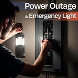 Rechargeable Camping Lanterns for Power Outages - Pack of 2 Waterproof LED Solar Lanterns for Camping Essentials, Hiking Gear, Battery Backup & Emergency Survival Kits