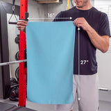 S&T INC. Microfiber Gym Towels, Yoga Towel for Home and Gym Bag, 16 Inch x 27 Inch, 6 Pack