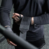 Gymreapers Weightlifting Wrist Wraps (IPF Approved) 18" Professional Quality Wrist Support with Heavy Duty Thumb Loop - Best Wrap for Powerlifting Competition, Strength Training, Bodybuilding