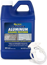 STAR BRITE Ultimate Aluminum Cleaner & Restorer - Aluminum Boat Cleaner - Perfect for Pontoon Boats, Jon Boats & Canoes 64 OZ With Sprayer (087764)