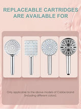 Cobbe 1 Pack Replacement Filters for Handheld Shower Head - UPGRADE FILTERING DURATION - Remove Chlorine - Reduces Dry Itchy Skin