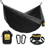 Wise Owl Outfitters Hammock for Camping Hammocks Gear for The Outdoors Backpacking Survival or Travel - Portable Lightweight Parachute Nylon - Up to 500lbs