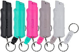 SABRE Pepper Spray, Maximum Police Strength OC Spray, Quick Release Keychain for Easy Carry and Fast Access, Finger Grip for More Accurate and Faster Aim, 0.54 fl oz, Secure and Easy to Use Safety