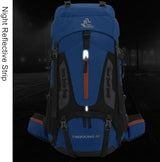 Bseash 60L Hiking Camping Backpack with Rain Cover, Waterproof Large Capacity Outdoor Sport Travel Daypack Climbing Touring (Army Green)