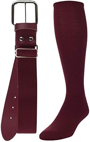 TCK Baseball or Softball Sock/Belt Combo- Youth & Adult Sizes for Boys and Girls Men and Women