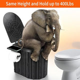 UOPBYEA Portable Camping Toilet for Adults With Cushion, Outdoor Toilet for Camping Toilets Portable Potty for Adults, Emergency Collapsible Toilets for Travel, Tent, Car, Beach, Hiking, Truck Driver