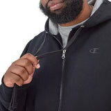 Champion Men's Zip-up Hoodie, Powerblend, Zip-up Hoodie Sweatshirt for Men (Reg. Or Big & Tall)