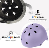 Kids Bike Helmet, Adjustable and Multi-Sport, from Toddler to Youth, 3 Sizes