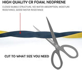 CloudBuyer Weather Stripping Foam 2-Pack, 1 Inch Wide X 3/4 Inch Thick, Insulation Strips with Adhesive for Door & Automotive, Air Conditioner Seal (13 Feet Total, 6.5 Feet/Roll)