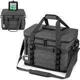 OPUX Cooler Bag, 60 Cans Insulated Soft Collapsible Portable Cooler, Soft Sided Leakproof Cooler for Beach Camping with Shoulder Strap, Ice Chest for Travel Road Trip Picnic, Charcoal Gray