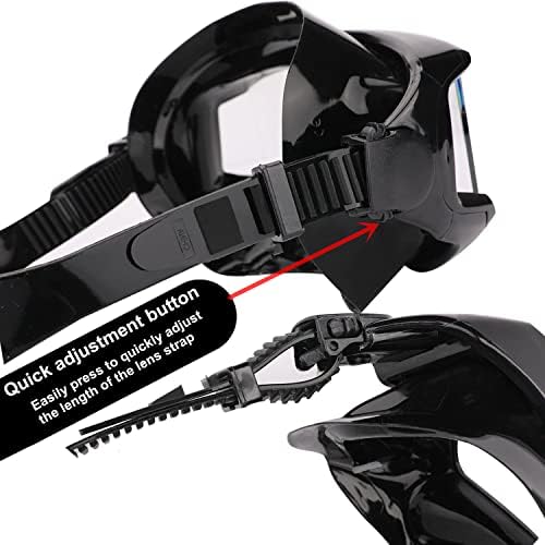 Diving mask Anti-Fog Swimming Snorkel mask Suitable for Adults Scuba Dive Swim Snorkeling Goggles Masks