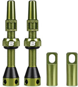 BWSHLF Tubeless Presta Valve Stem 40/44/55/60/65/80/100 mm, Super Light Alloy Presta Valve Stem Kit with Valve Core Remover Tool and Valve Stem Caps - Multiple Color and Size Options(Pair)