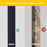 Handrails for Outdoor Steps,1-4 Step Stair Handrail & Indoor Stair Railing Kit，Black Railings for Outdoor Steps and Hand Rails for Seniors for Porch（4 Step）